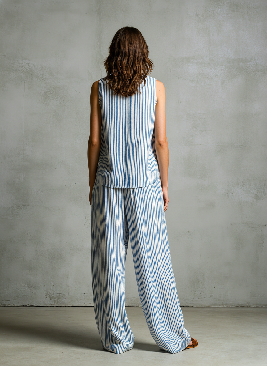 Agnès | Ensemble Palazzo à Rayures