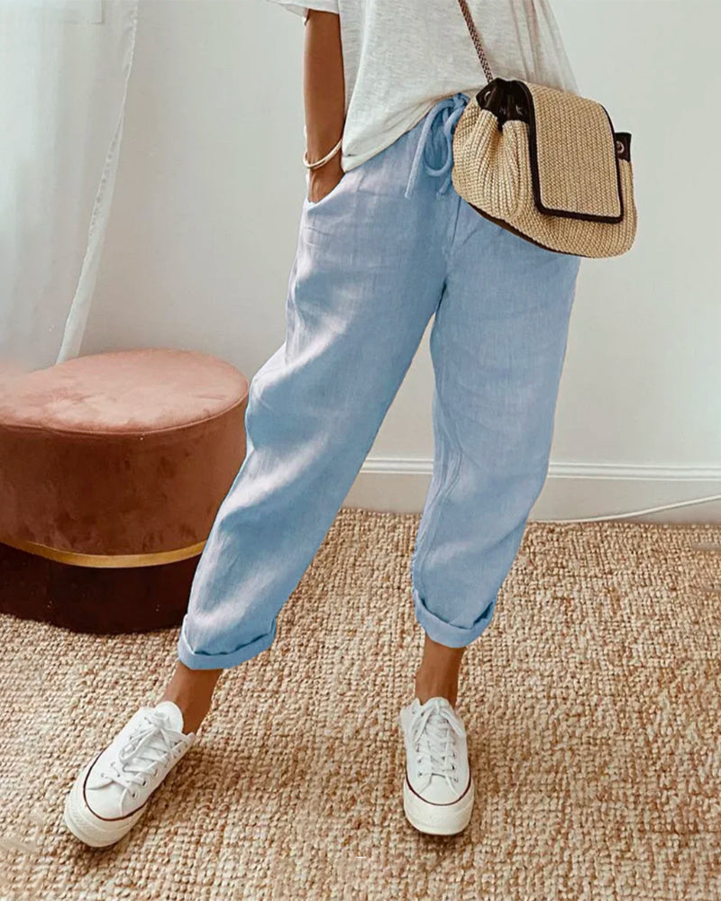 Pantalons Fluides, Confortables et Élégants