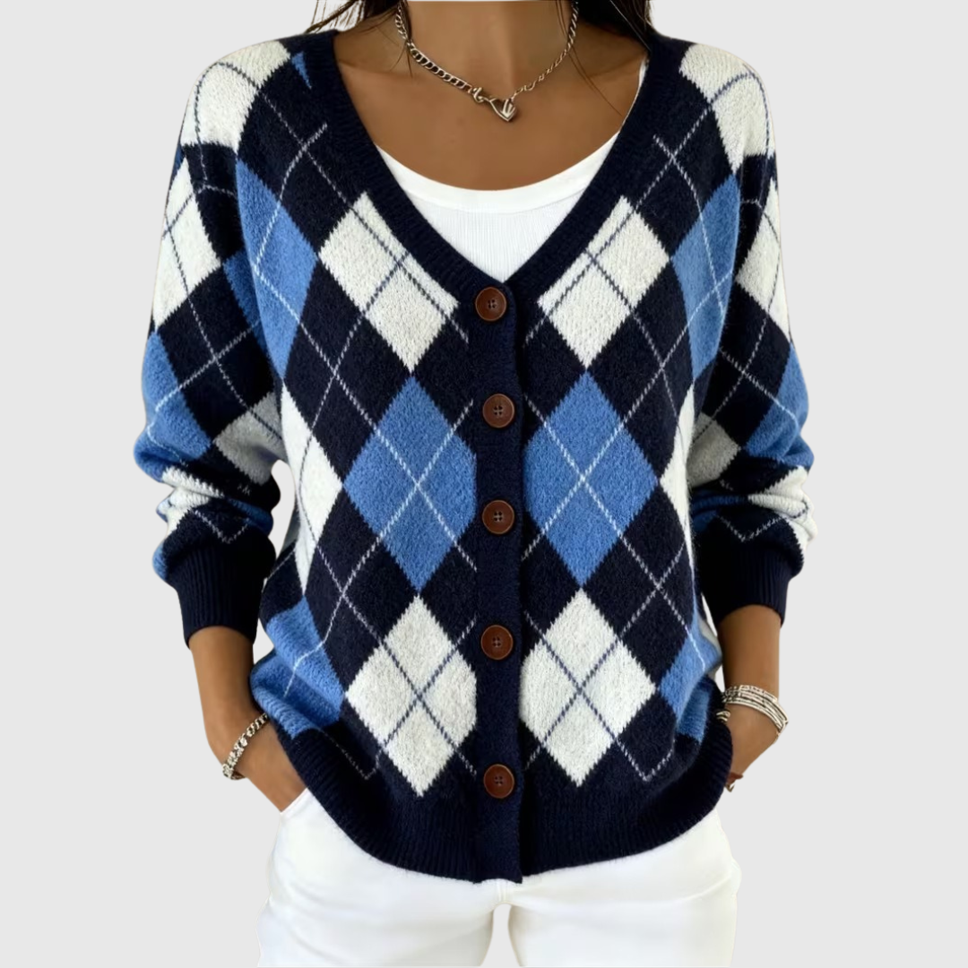 Colette | Veste en Maille à Boutons