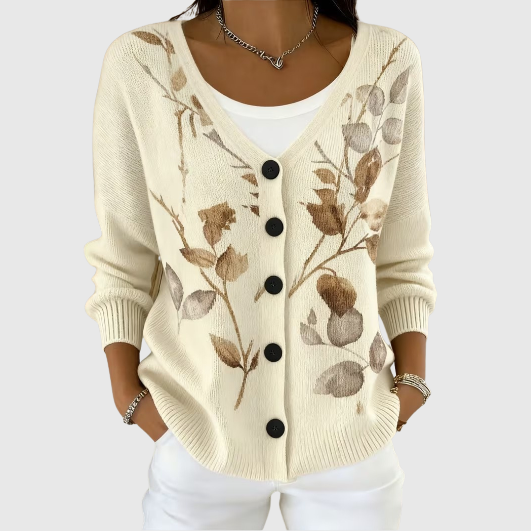 Patricia | Veste en Maille à Boutons