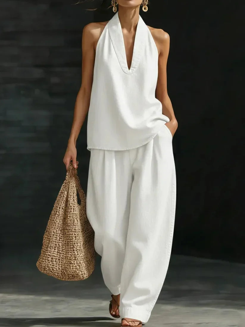 Marianne | Ensemble Long Fluide Col V