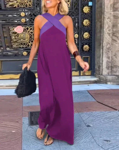 Calistée | Robe Longue Élégance Croisée