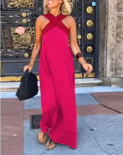 Calistée | Robe Longue Élégance Croisée
