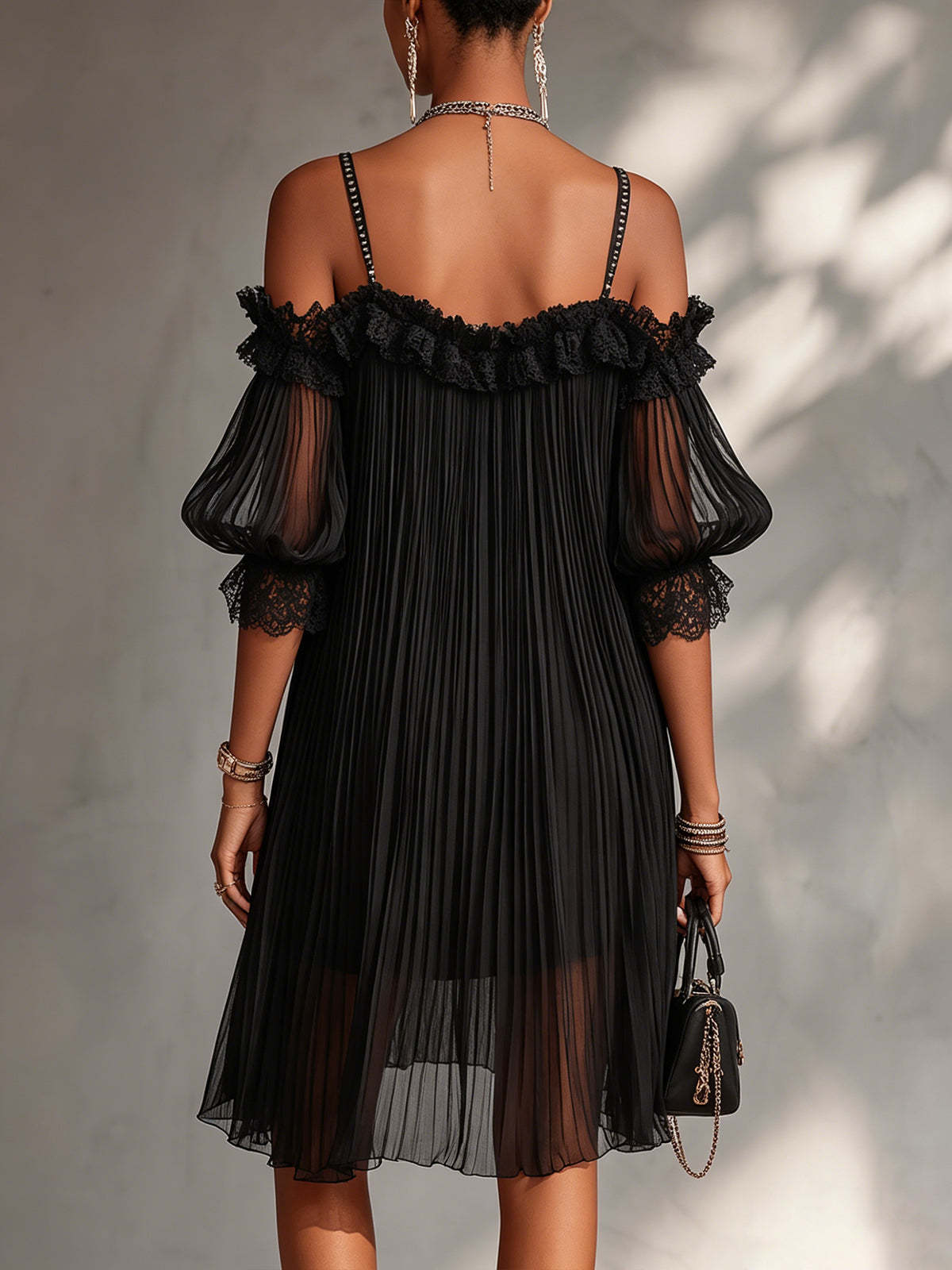 Aurore | Robe longue en mousseline col V