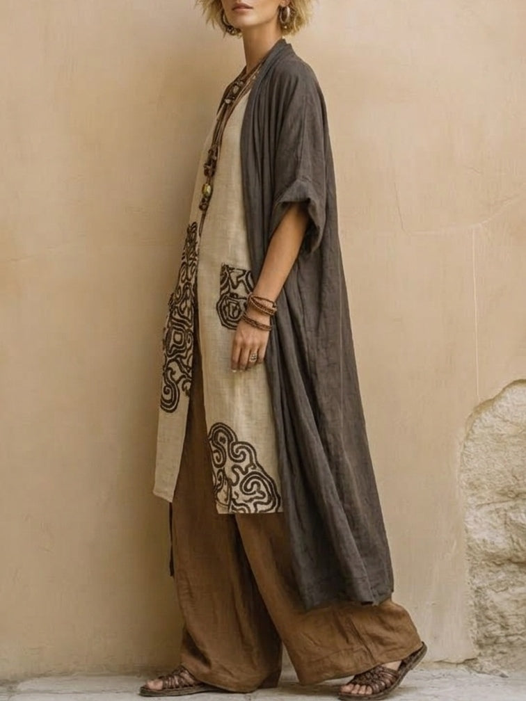 Sylvie | Ensemble Bohème Long Brodé
