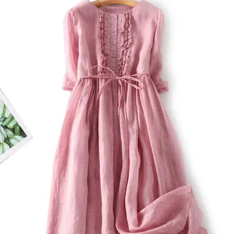 Auréline | Robe Bohème Naturelle