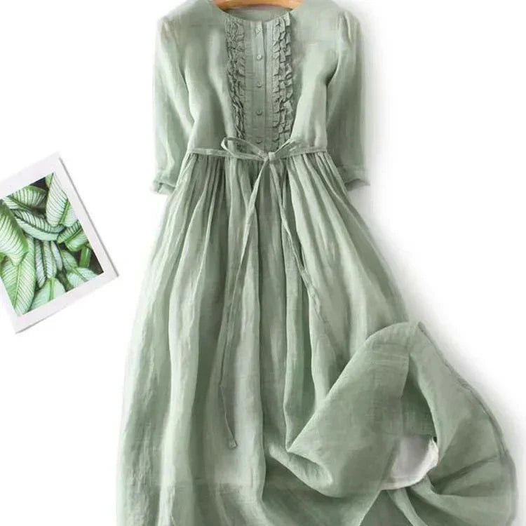 Auréline | Robe Bohème Naturelle