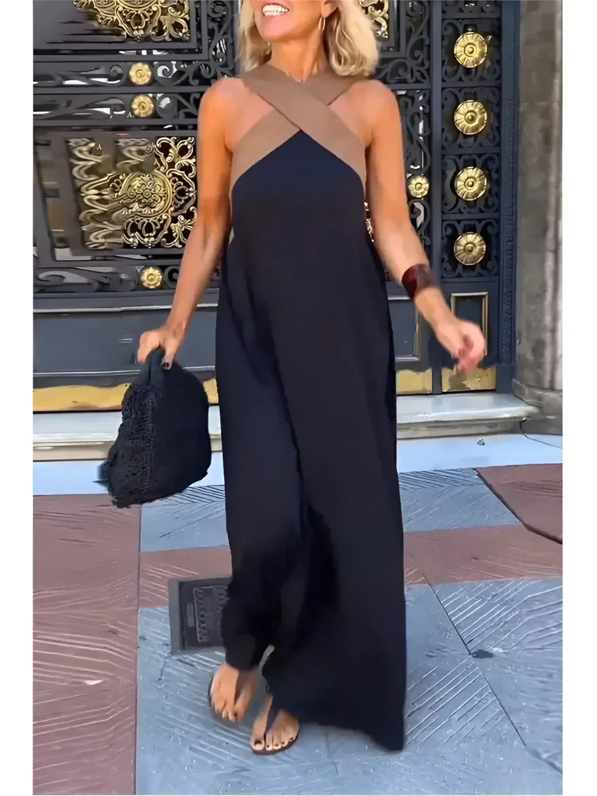 Calistée | Robe Longue Élégance Croisée