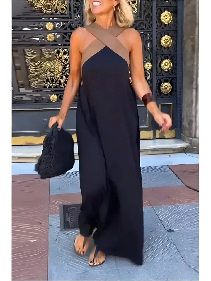 Calistée | Robe Longue Élégance Croisée