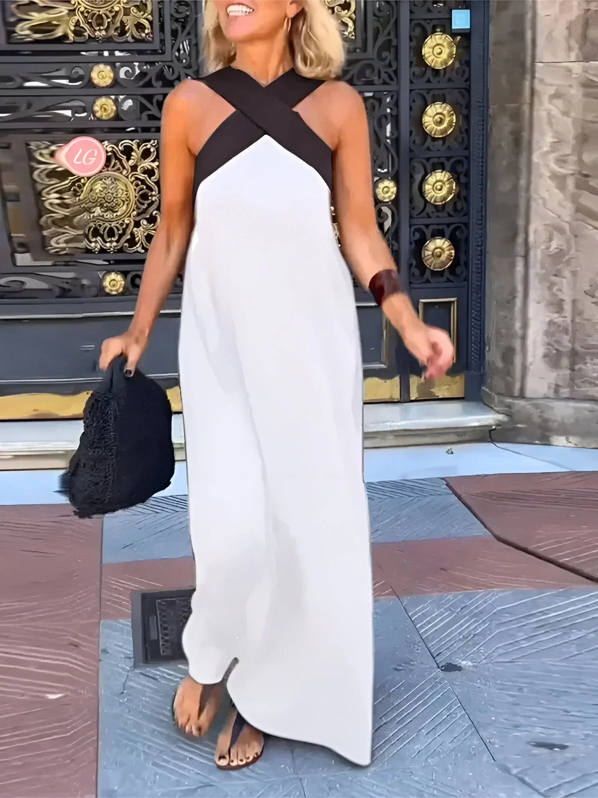 Calistée | Robe Longue Élégance Croisée