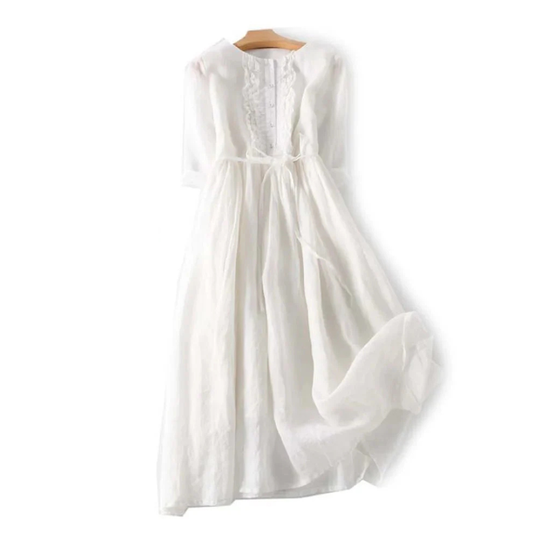 Auréline | Robe Bohème Naturelle